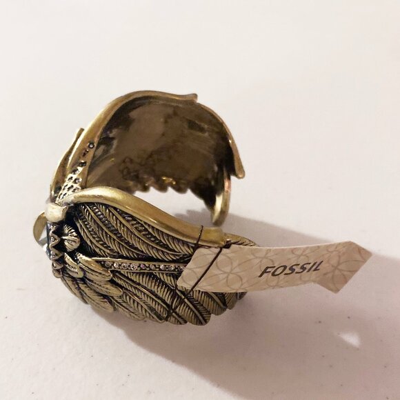 Fossil Glam Owl Cuff - Picture 6 of 7